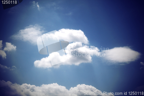 Image of Fluffy clouds