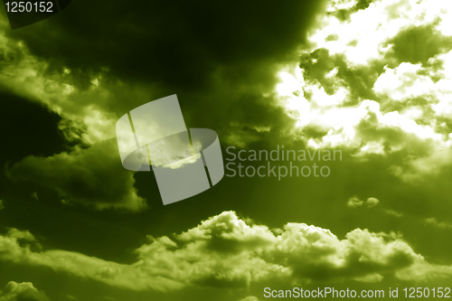 Image of Sky after cataclysm. Abstract background