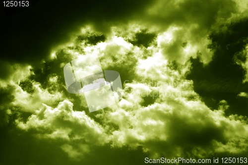 Image of Sky after cataclysm. Abstract background