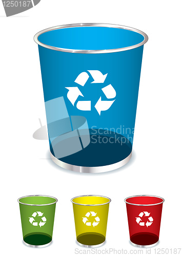 Image of Trash recycle bin