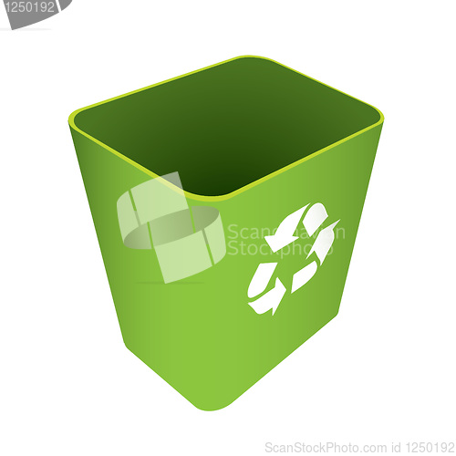 Image of Recycle waste can