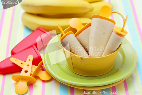 Image of banana ice creams