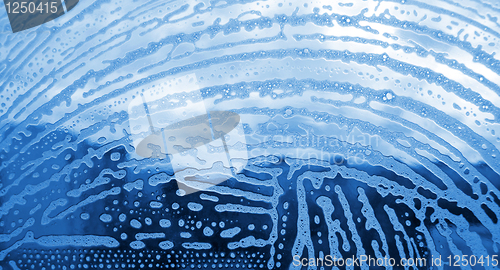Image of foam on the glass