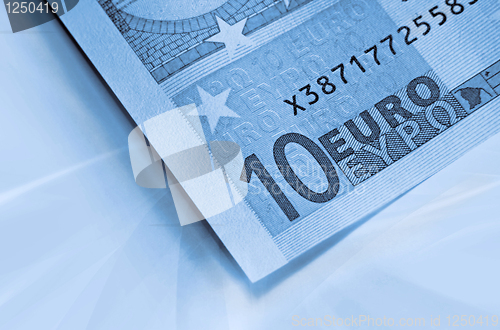 Image of abstract euro money background