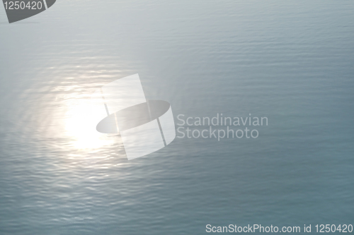 Image of sun reflected on water