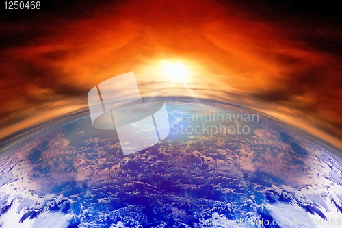 Image of Sunset on planet earth