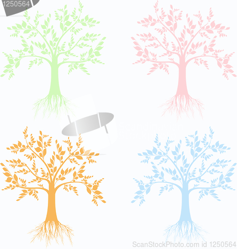 Image of Art trees collection