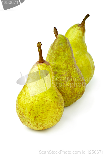 Image of Few green pears