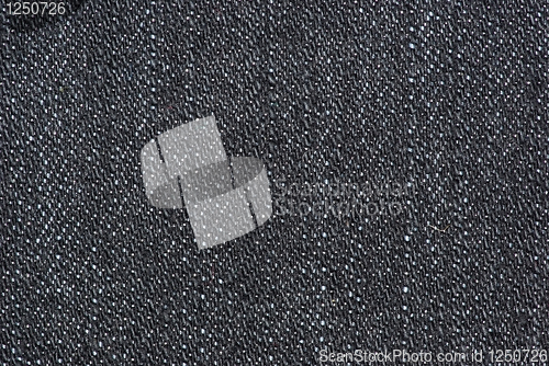 Image of Close-up shot of black denim