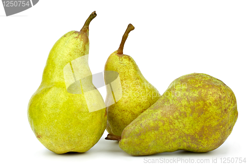 Image of Three green pears