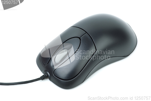 Image of Stylish black optical mouse