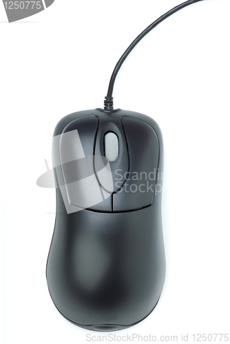 Image of Modern black optical mouse