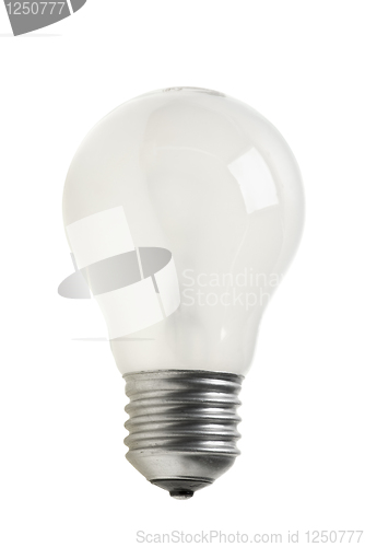 Image of Matted tungsten light bulb