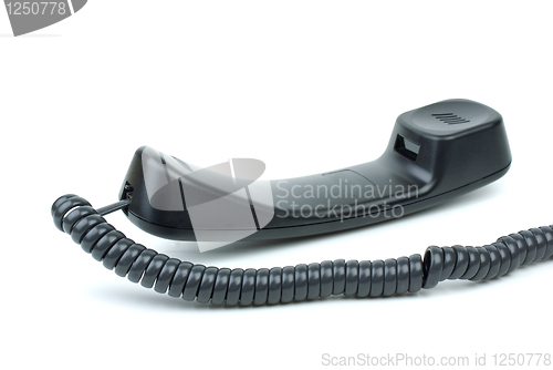 Image of Black phone handset