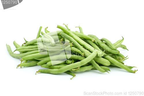 Image of Pile of green bean pods