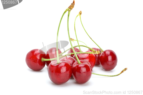 Image of Some red cherries