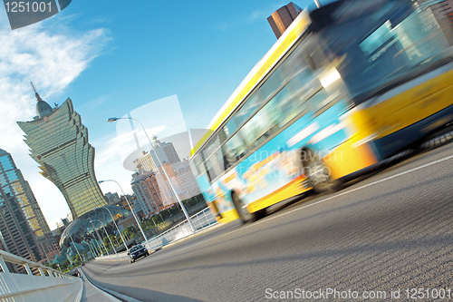 Image of traffic in macau at day 