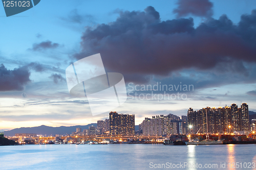 Image of hong kong sunset