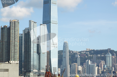 Image of Hong Kong Skyline in the afternoon. 