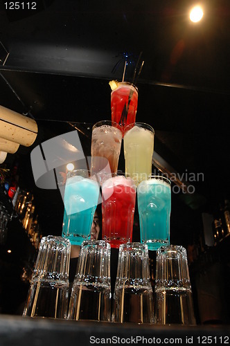 Image of Tower of drinks