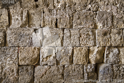 Image of Texture of old bricks wall background 