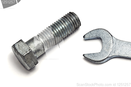 Image of wrench and bolt