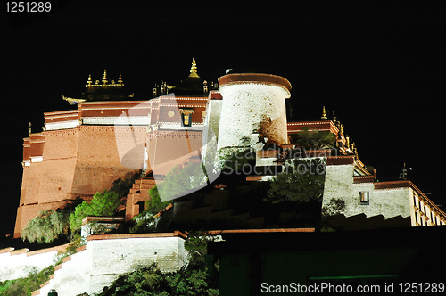 Image of Night scenes of the famous Potala Palace