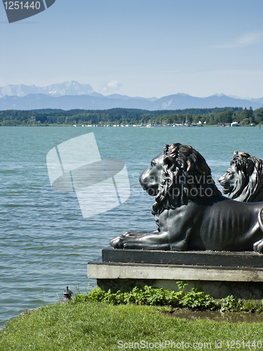Image of Lions at lake Starnberg
