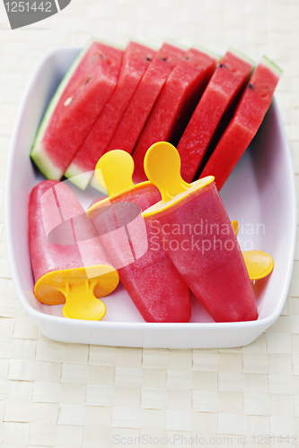 Image of watermelon ice-cream