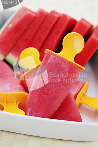 Image of watermelon ice-cream