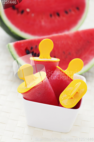 Image of watermelon ice-cream