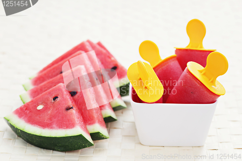 Image of watermelon ice-cream