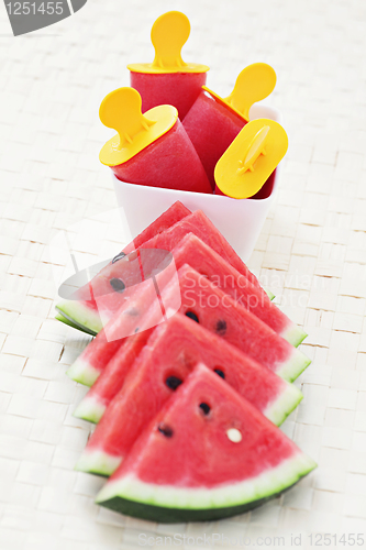 Image of watermelon ice-cream