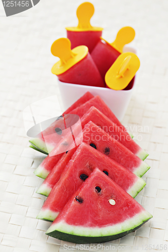 Image of watermelon ice-cream