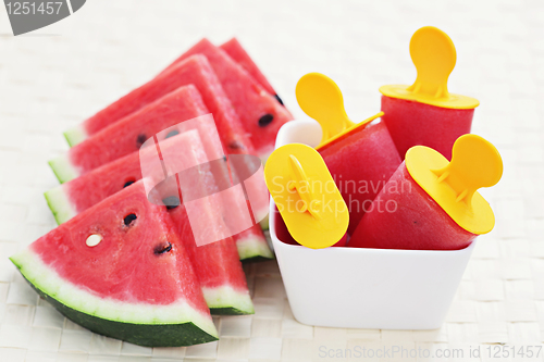 Image of watermelon ice-cream