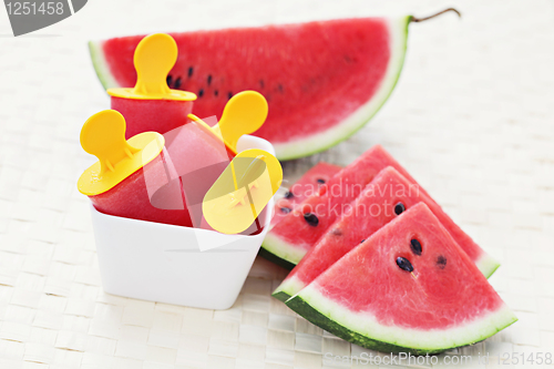 Image of watermelon ice-cream