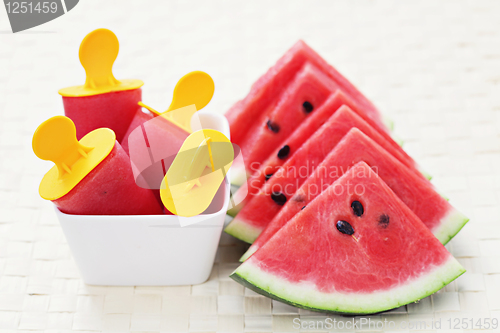 Image of watermelon ice-cream