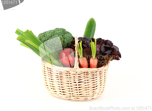 Image of Various vegetables and fruits 