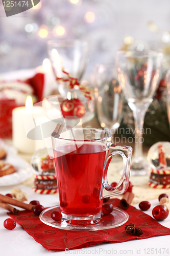 Image of Hot wine cranberry punch 