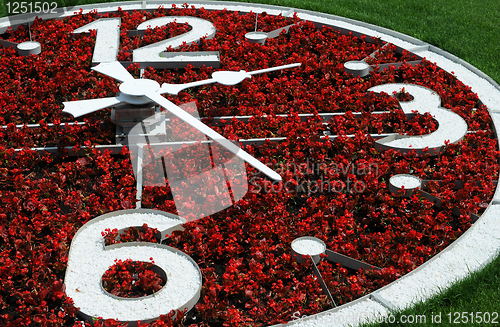 Image of Part of Flower Clock