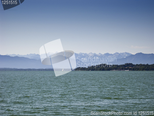 Image of Alps at Starnberg lake