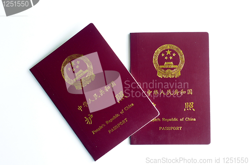 Image of China passport