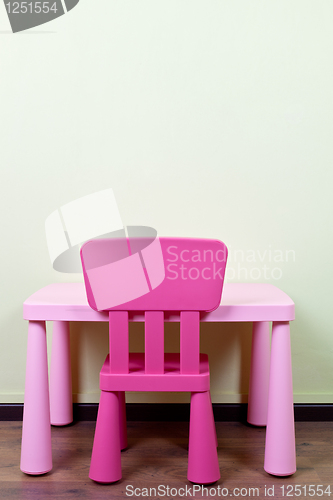 Image of Children desk and chair