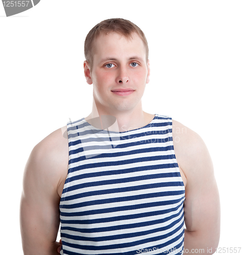 Image of The sailor in a striped shirt
