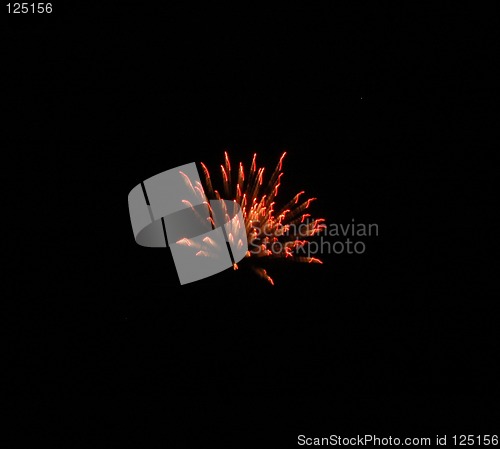 Image of Red firework 5