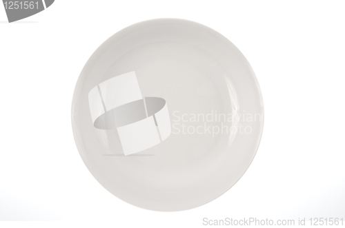 Image of Empty white plate