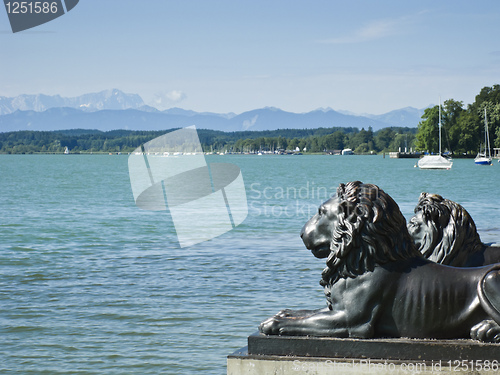 Image of Lions at lake Starnberg