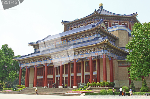 Image of Sun Yat-sen Memorial Hall in Guangzhou, China 