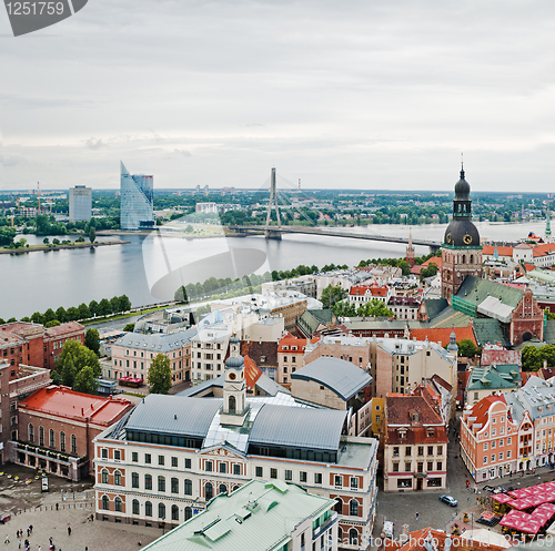 Image of View over Old Town of Riga, Latvia