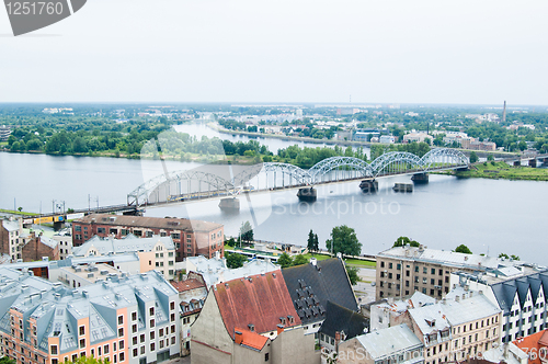 Image of View over Old Town of Riga, Latvia